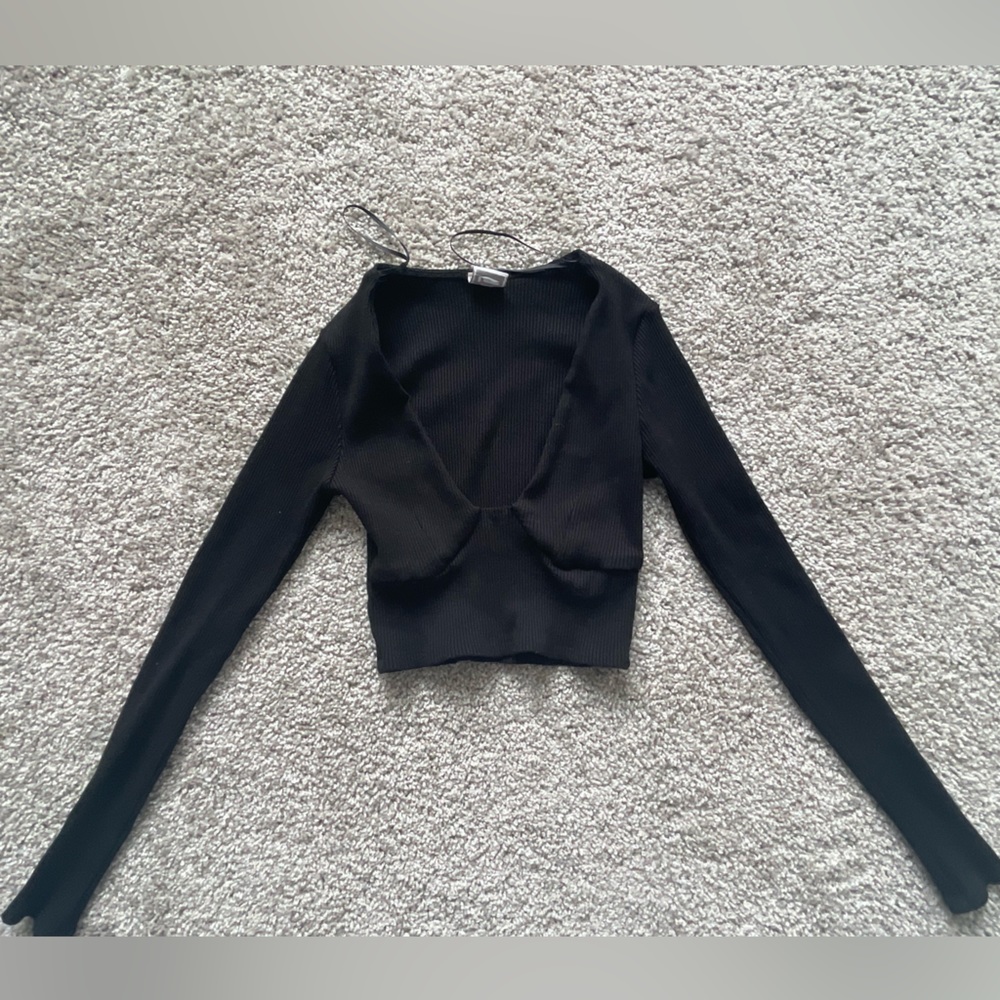 LA Luxe Long Sleeve Crop Top